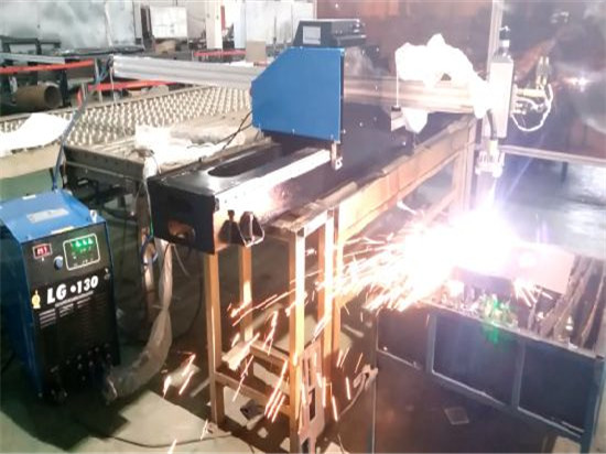 Paslanmaz, karbon çelik ve ucuz bileşen parçaları ile taşınabilir CNC alev plazma kesme makinası