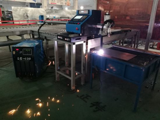 Metal plaka için CNC Fabrika kaynağı plazma ve alev masa kesme makinası